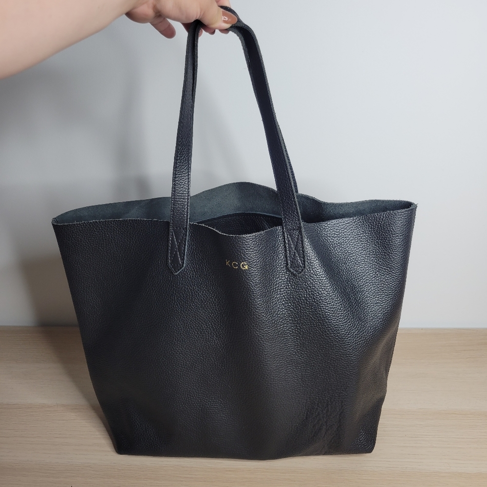 Cuyana Leather Tote Shoulder Bag